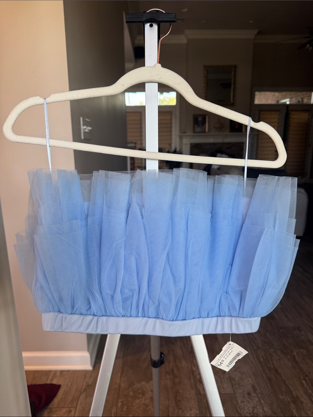The Impeccable Pig Light Blue Polka Dot Top